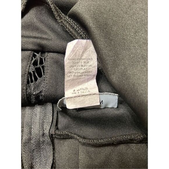 B. Darlin Black Cocktail Dress Size 5/6 Short Sleeve - Picture 7 of 9